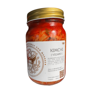 Kimchi vegano Medusa Fermenta fermento vegetal artesanal con achicoria, shiitake, daikon y jengibre