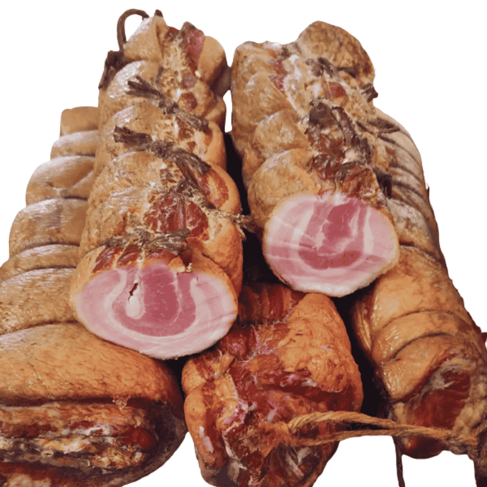 Panceta ahumada artesanal Salo Delislav charcutería ucraniana elaborada en Guadalajara