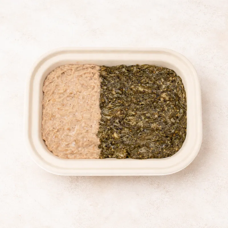 Setas salteadas en salsa verde tatemada de tomatillo con frijoles de olla – Ana Ro Foods La Comuna Guadalajara